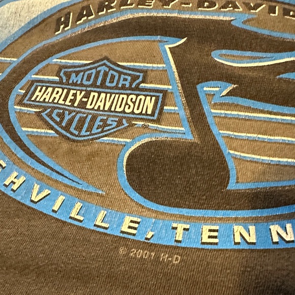 Rare VTG 2001 Harley-Davidson Boswell’s Nashville Tennessee Charcoal T Shirt Y2K - Picture 5 of 6